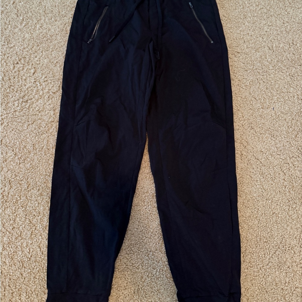 Athleta Black Track Pants Relaxed Fit Joggers